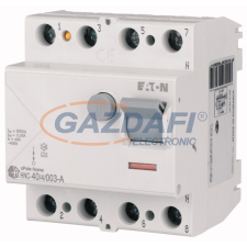 EATON 194688 Home áram-védőkapcsoló 6kA, 4P, 40A, 30mA, 'A' villanyszerelés