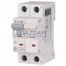 EATON 194755 Home kismegszakító 4,5kA, 1P+N, 40A, C jelleggörbe villanyszerelés