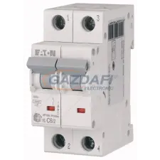 EATON 194768 Home kismegszakító 4,5kA, 2P, 6A, C jelleggörbe villanyszerelés