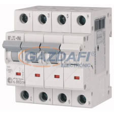 EATON 194807 Home kismegszakító 4,5kA, 3P+N, 63A, B jelleggörbe villanyszerelés