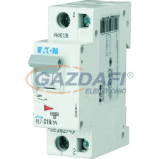  EATON 262748 PL7-C13/1N Kismegszakító, 10kA 1pól.+null villanyszerelés