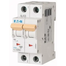 EATON 262764 PL7-B13/2 Kismegszakító. 2P, 13A, B karakterisztika, 10kA villanyszerelés