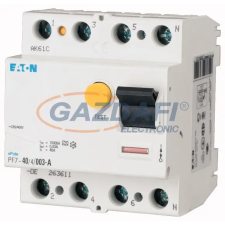  EATON 263610 PF7-25/4/03-A-DE Áram-védőkapcsoló 10kA 4pól. villanyszerelés