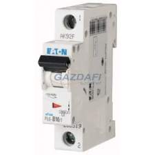 EATON 286531 Kismegszakító, 6kA 1 pólus 10A, C karakterisztika, PL6-C10/1 villanyszerelés