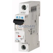 EATON 286542 Kismegszakító, 6kA 1 pólus 6A, D karakterisztika, PL6-D6/1 villanyszerelés