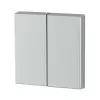 EATON EATON 172992 CWIZ-02/33 Rockers, neutral, gloss finish, double, Silver