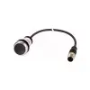 EATON EATON 181612 C22-DR-S-K01-P3 Nyomógomb lapos, 1ny, fekete, 0,5m,M12A
