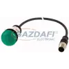 EATON EATON 181620 C22-L-G-24-P3 Jelzőlámpa, 24V, zöld, 0,5m, M12A