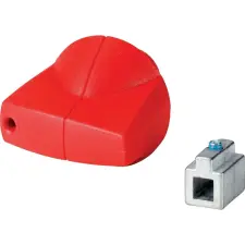 EATON EATON 1818002 K1AR Forgatókar, A típus, piros, 6mm villanyszerelés