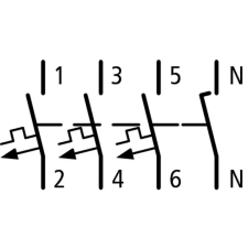 EATON EATON 211773 AZ-3N-C20 Kismegszakító, 25kA 3-pól.+null villanyszerelés