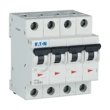EATON EATON 279031 FAZ-B10/4 Kismegszakító, 15kA 4-pól. villanyszerelés