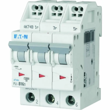 Eaton Electric Gmbh Eaton kismegszakító, 10ka dugaszolókapcsokkal, pli-d16/3-101328 villanyszerelés