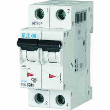 Eaton Electric Gmbh Eaton kismegszakító, 6ka 2 pólus, pl6-c20/2-286568 villanyszerelés