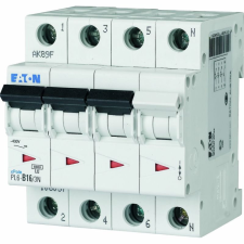 Eaton Electric Gmbh Kismegszakító 3P+N B 16A 6kA PL6-C16/3N villanyszerelés