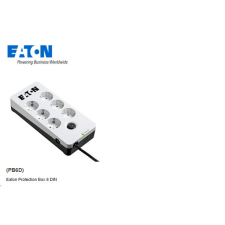 EATON PB6D ProtectionBox 6, 6×DIN túlfesz-védő aljzat (PB6D) hosszabbító, elosztó