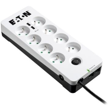 EATON Protection Box 8 USB Tel@ FR, 8 kimenet, terhelés: 10A, tel., 2x USB port kábel és adapter
