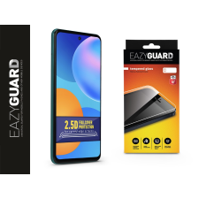 Eazyguard Huawei P Smart 2021 gyémántüveg képernyővédő fólia - Diamond Glass 2.5D Fullcover - fekete mobiltelefon kellék