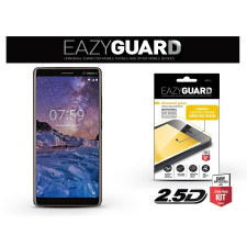 Eazyguard Nokia 7 Plus gyémántüveg képernyővédő fólia - Diamond Glass 2.5D Fullcover - fekete mobiltelefon kellék
