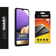 Eazyguard Samsung A326B Galaxy A32 5G gyémántüveg képernyővédő fólia - Diamond Glass 2.5D Fullcover - fekete mobiltelefon kellék