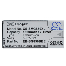  EB-BG850BBE Akkumulátor 1860 mAh mobiltelefon akkumulátor