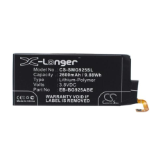  EB-BG925ABEG Akkumulátor 2600 mah mobiltelefon akkumulátor
