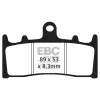 EBC BRAKES EBC EPFA188HH Extreme Pro fékbetét (1 tárcsához, komplett) EBC Brakes Fékrendszer és alkatrészei Fékbetétek, fékpofák és féktárcsák Tárcsafékbetétek