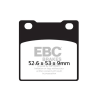 EBC BRAKES EBC FA063 motorkerékpár fékbetét szett (1 tárcsához) EBC Brakes Futómű és fék alkatrészek Fékbetétek (tárcsafék)
