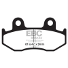 EBC BRAKES EBC FA323R fékbetét garnitúra (1 tárcsához) (PROX 37.208002 megfelelője) EBC Brakes Futómű és fék alkatrészek Fékbetétek (tárcsafék)