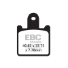 EBC BRAKES EBC GPFAX417/4HH versenypályás/professzionális fékbetét garnitúra (1 tárcsához) EBC Brakes Futómű és fék alkatrészek Fékbetétek (tárcsafék)