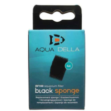 EBI AQUA DELLA fekete szűrőbetét af-100 szűrőhöz 4db akvárium vízszűrő