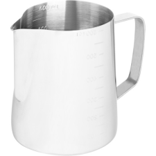 ECG Milk Jug Lucido tejkiöntő 600ml,inox-fehér kávéfőző kellék