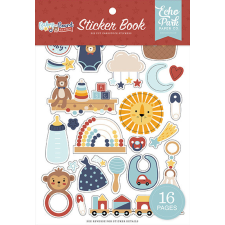 Echo Park Baby On Board - Boy Matrica készlet Sticker Book (16 ív) matrica