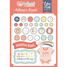 Echo Park Baby On Board - Girl Díszítőelem Adhesive Brads (1 csomag) dekorációs kellék