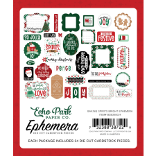 Echo Park Baking Spirits Bright Kivágatok Ephemera (1 csomag) matrica