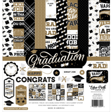 Echo Park Papírkészlet 12" (30 cm) Collection Kit Graduation (1 csomag) decoupage papír