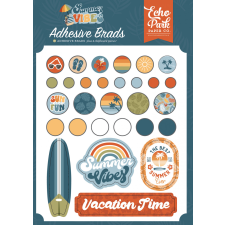 Echo Park Summer Vibes Díszítőelem Adhesive Brads (1 csomag) dekorációs kellék