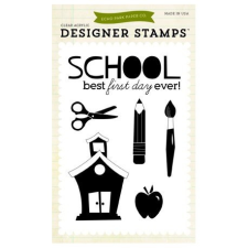 Echo Park Szilikonbélyegző készlet , 4X6 Stamp / Back-To-School (1 csomag) bélyegző