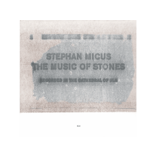 ECM Stephan Micus - The Music Of Stones (CD) jazz