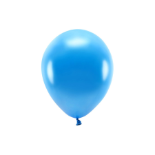  Eco Balloons 26cm metál, kék (1 db / 10 db.) party kellék