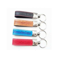  Eco bőr kulcs Mercedes Benz kék kulcstartó