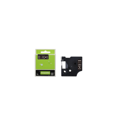 ECO Dymo kompatibilis S0720610/40921 feliratozógép szalag fekete/fehér 9mmx7m ECO nyomtató kellék