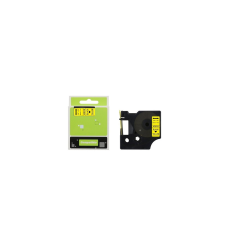 ECO Dymo kompatibilis S0720730/40918 feliratozógép szalag fekete/sárga 9mmx7m ECO nyomtató kellék