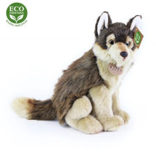 eco-friendly ülő plüss farkas 28 cm plüssfigura