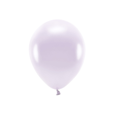 Eco Lufi 30cm Metál halvány lila (10 db) party kellék