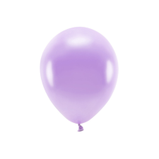 Eco Lufi 30cm Metál levendula lila (10 db) party kellék