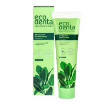 Ecodenta fehérítő fogkrém mentával és zsályával, fluoriddal, 100ml fogkrém