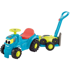 Écoiffier 4350 Játék traktor bébitaxi utánfutóval és fűnyíróval autópálya és játékautó