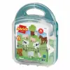 Ecoiffier Abrick: Állatok a farmról játékszett - 16 darabos