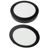 Ecolight Panel LED Oprawa Podtynkowa Wpuszczana Natynkowa 2w1 24W 2200lm CCT Okrągły Czarny Downlight Ecolight