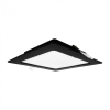 Ecolight Panel LED Oprawa Sufitowa Podtynkowa Wpuszczana 12W 1200lm 4000K Neutralna 120° Kwadratowy Czarny Downlight Ecolight
